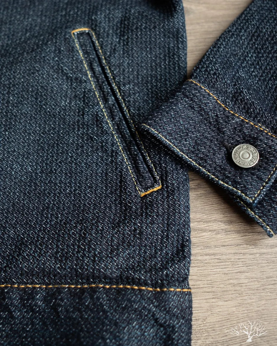 Sashiko Type 2 Jacket - Indigo x Indigo