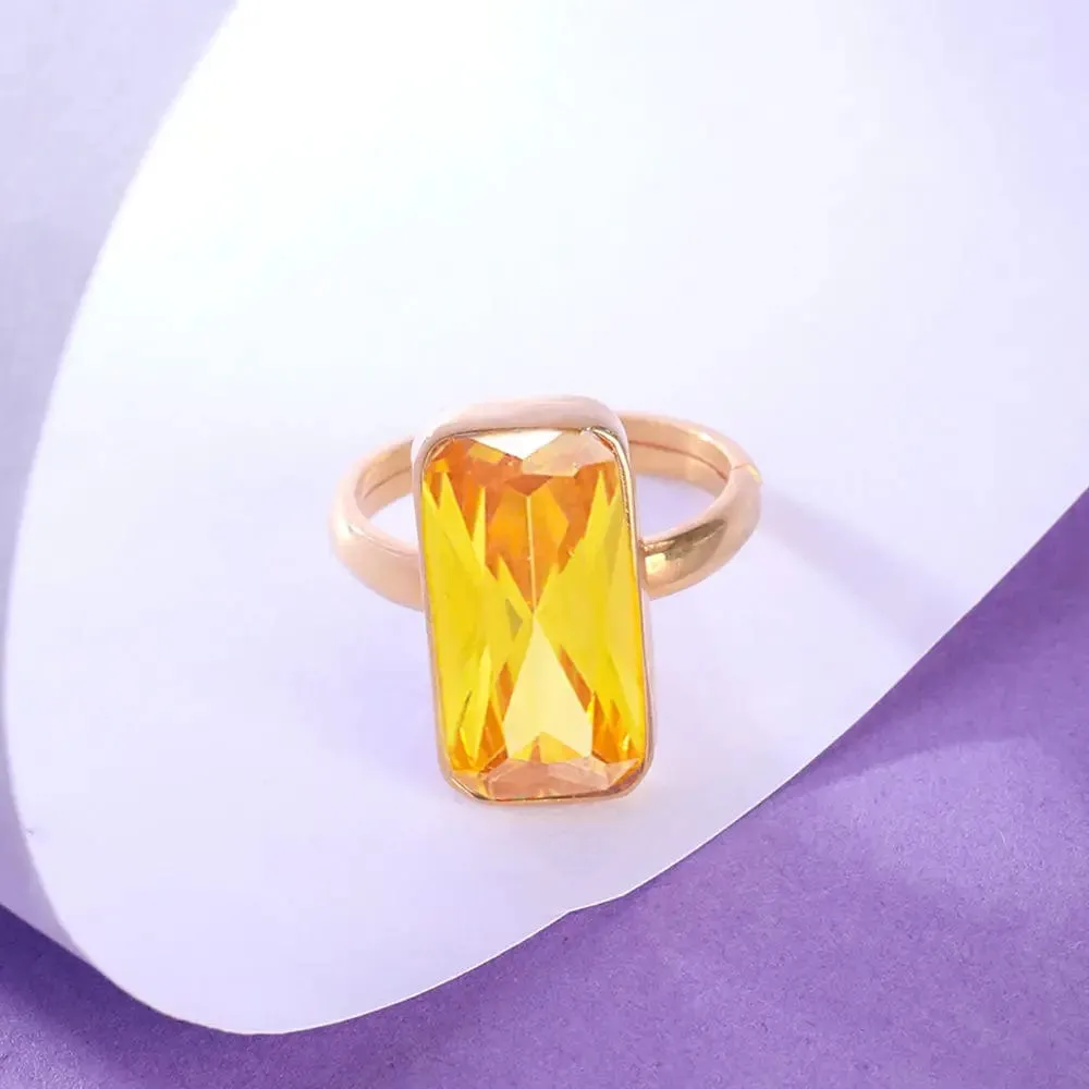 SILVER 92.5 CITRine RING