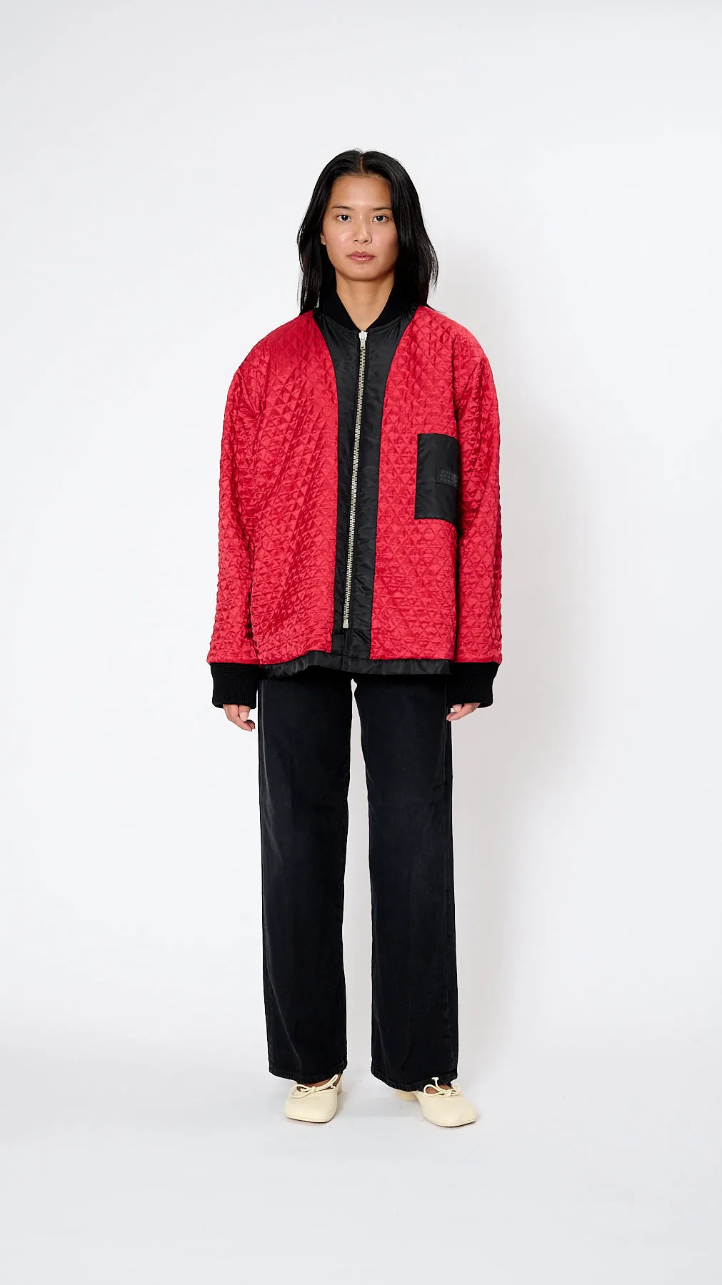 Sports Jacket in Black and Red