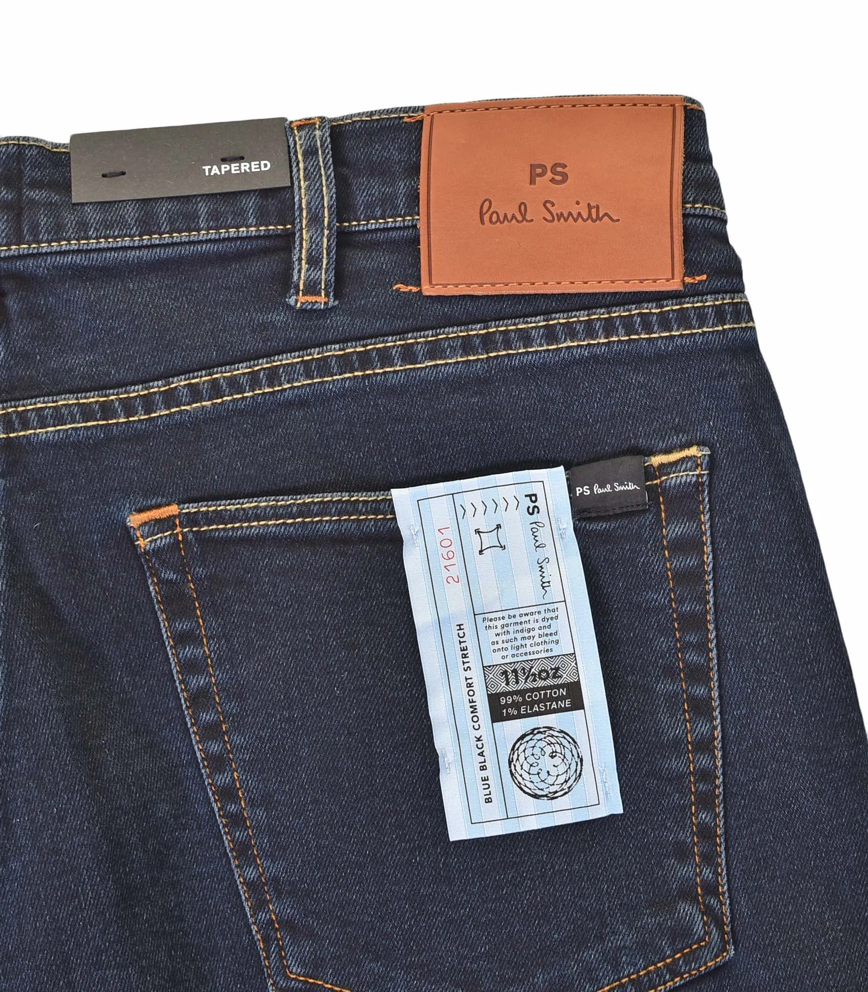 Tapered Fit Jeans Dark Wash