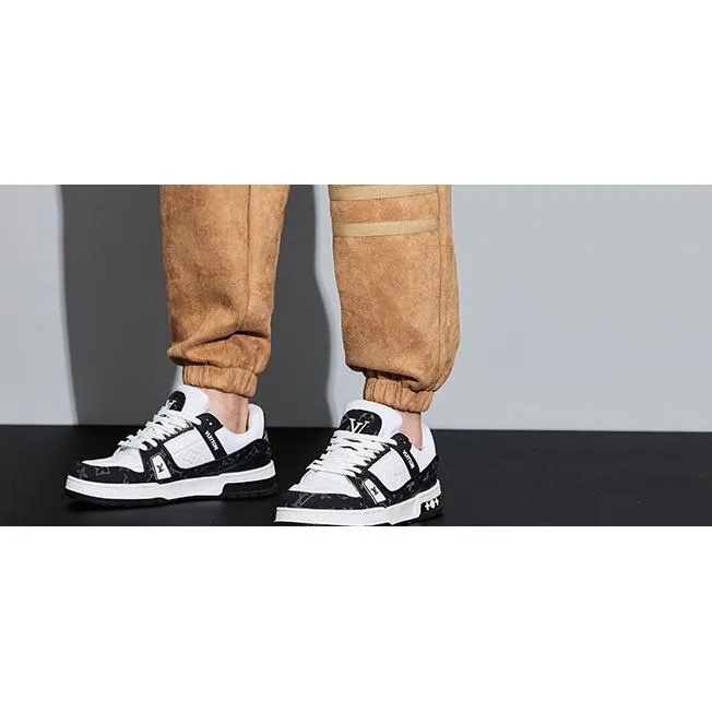 Tapered Suede Elastic Waist Versatile Sweatpant