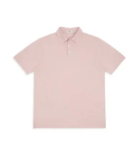 Trunk Moxon Short Sleeve Polo Shirt: Blush Pink