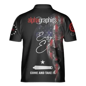 Us Flag Logo Custom Smoke Custom Bowling Jerseys for Men, Uniform Shirt for Bowling Team, Bowler