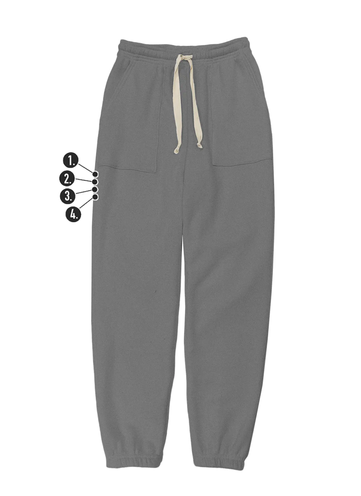 V-Day 4 Mini Vertical Thigh Unisex Sweatpants