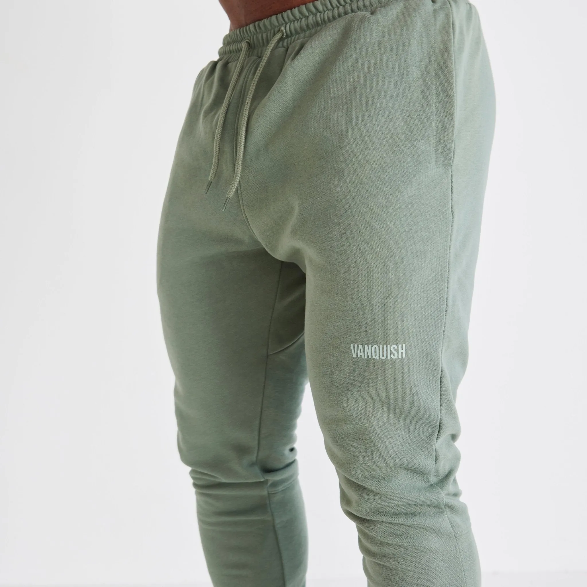 Vanquish Essential Green Tapered Fit Sweatpants