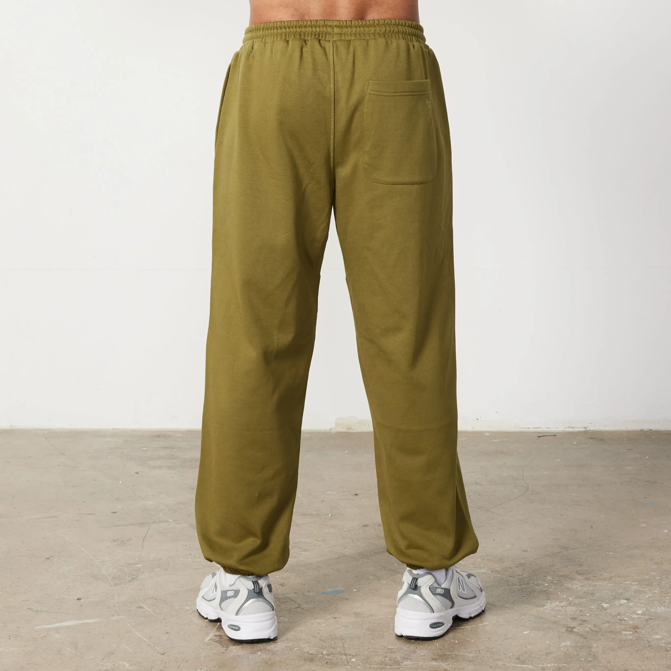 Vanquish Essential Olive Green Oversized Sweatpants